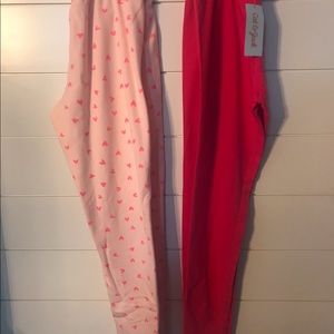 2 Cat & Jack leggings